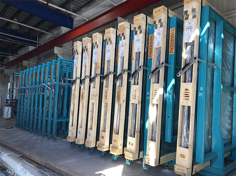 Glass Racking System - Vertical Storage of Glass Glass Racking System - Vertical Storage of Glass