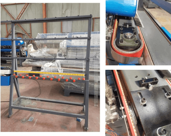Glass Edging Machine in Vertical Beveling Type Glass Edging Machine in Vertical Beveling Type