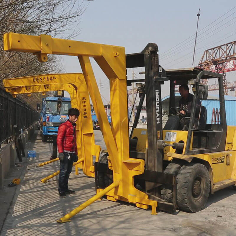 classic forklift truck crane arm classic forklift truck crane arm