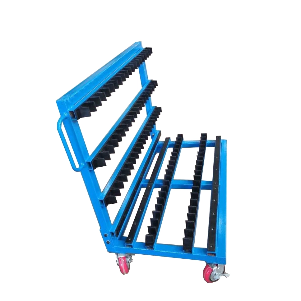Shark Tooth Glass Trolley