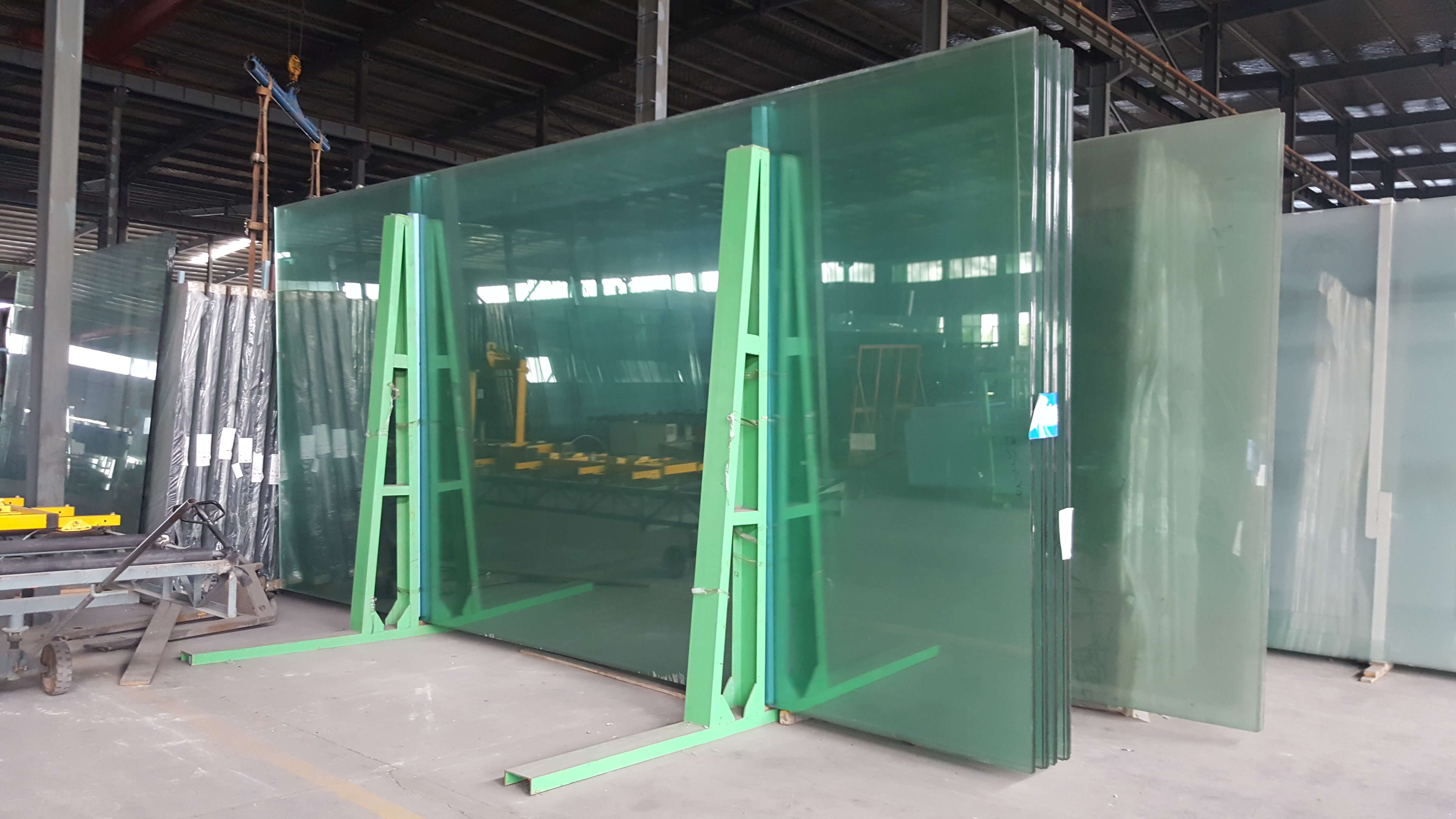 Steel A Frame Glass Rack Application - Glass Storage
