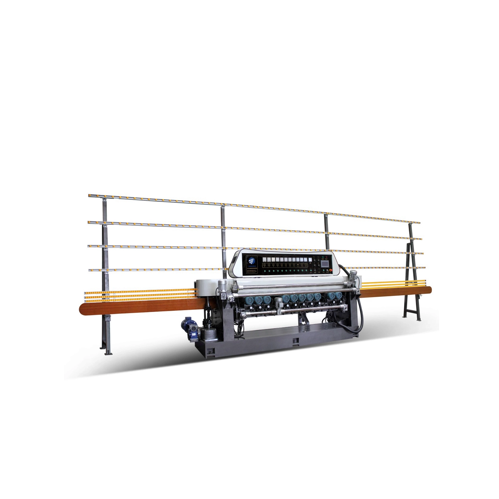 WEX371P Glass Straight Line with PLC (11 Motors) 