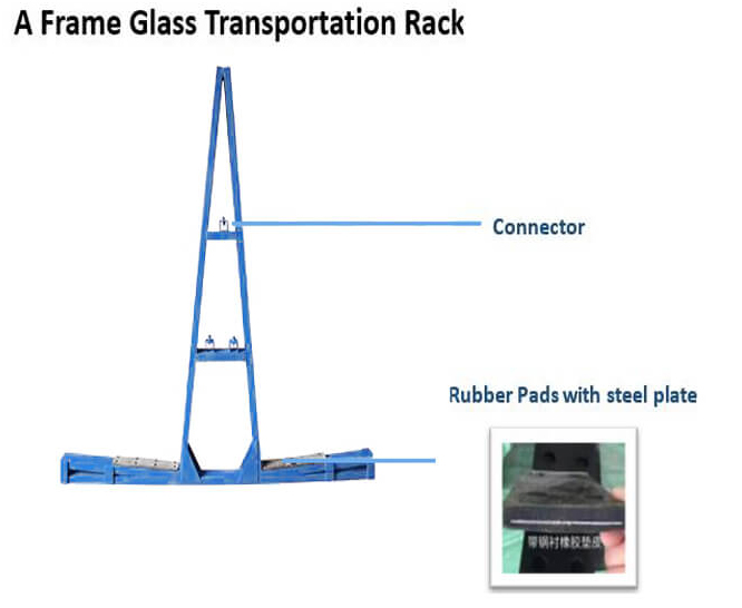 A Frame glass rack for transportation-7