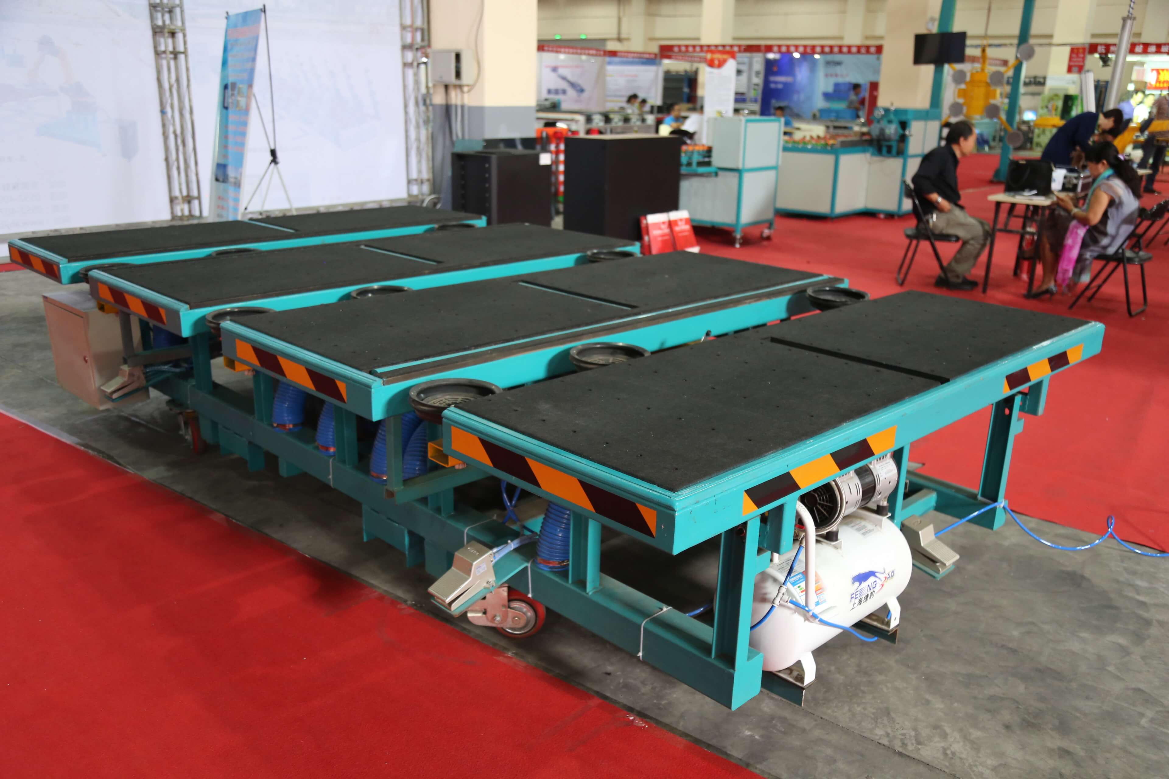 air floatation system of glass loading machine