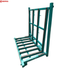 Heavy Duty L Buck Glass Rack with Forklift Pockets And Anti-Slip Rubber for Safe Vertical Storage And Transportation of Glass Sheets