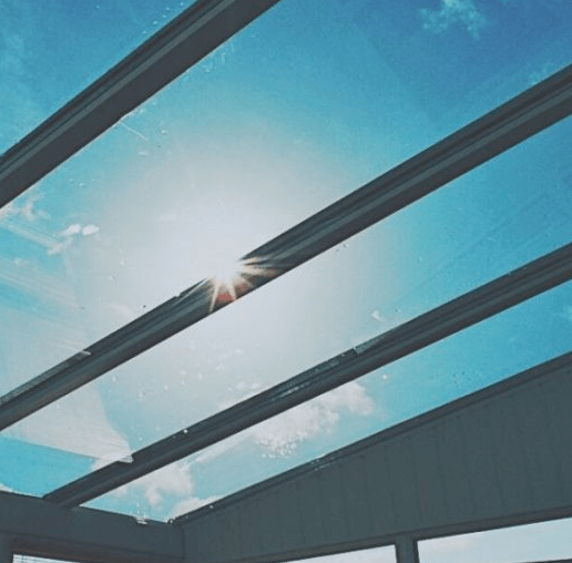 Insulating glass is applied in sunrooms