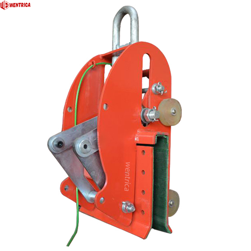 Portable Glass Cayman Clamp with Self-Locking Jaw And PU Protection for Safe Loading And Installation
