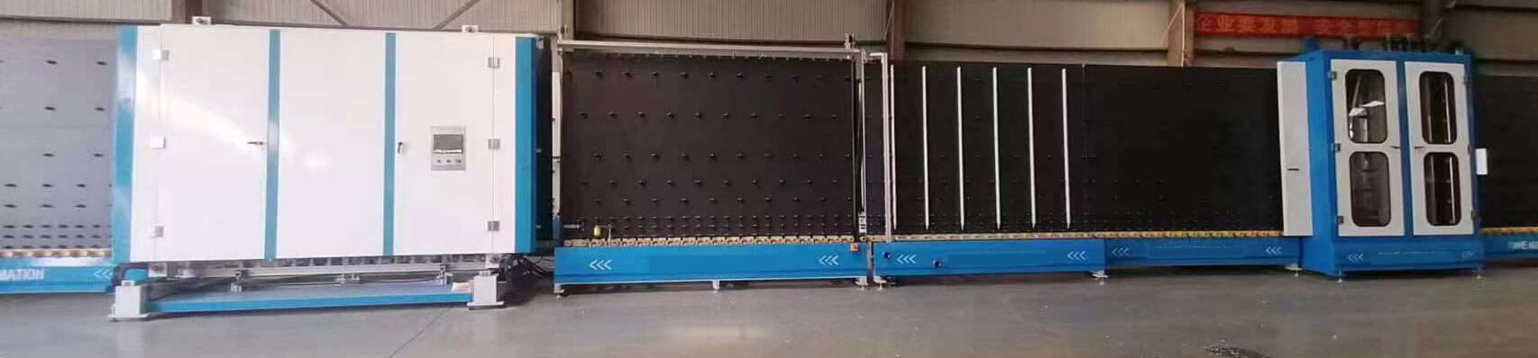 Automatic Gas-filled Insulating Glass Production Line PINHE LBG2500 in front