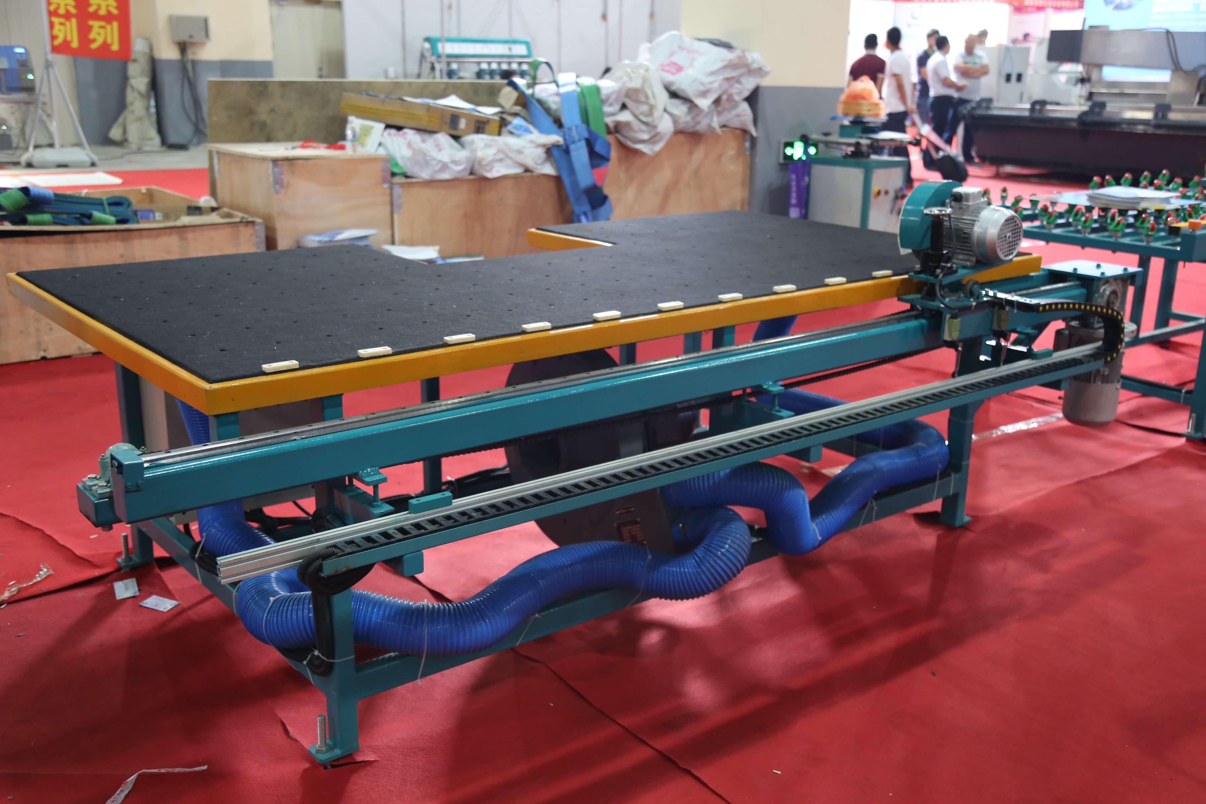 Dual-Track Air Flotation Glass Film Removal Machine Back View Picture