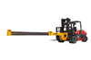 Heavy Duty Double Forklift Boom Attachment for Safe And Efficient Handling of Oversized Glass Panels 
