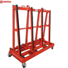 Detachable A-frame Glass Rack with Protective Rubber for Safe Transportation And Storage of Glass Panels