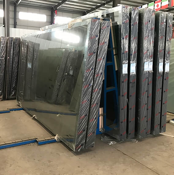 Steel A Frame Glass Rack Application - Glass Storage