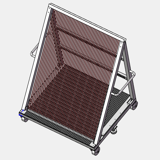 Customizable Harp Rack-Tailored Vertical Storage Solutions for Monolithic & IG Glass Units