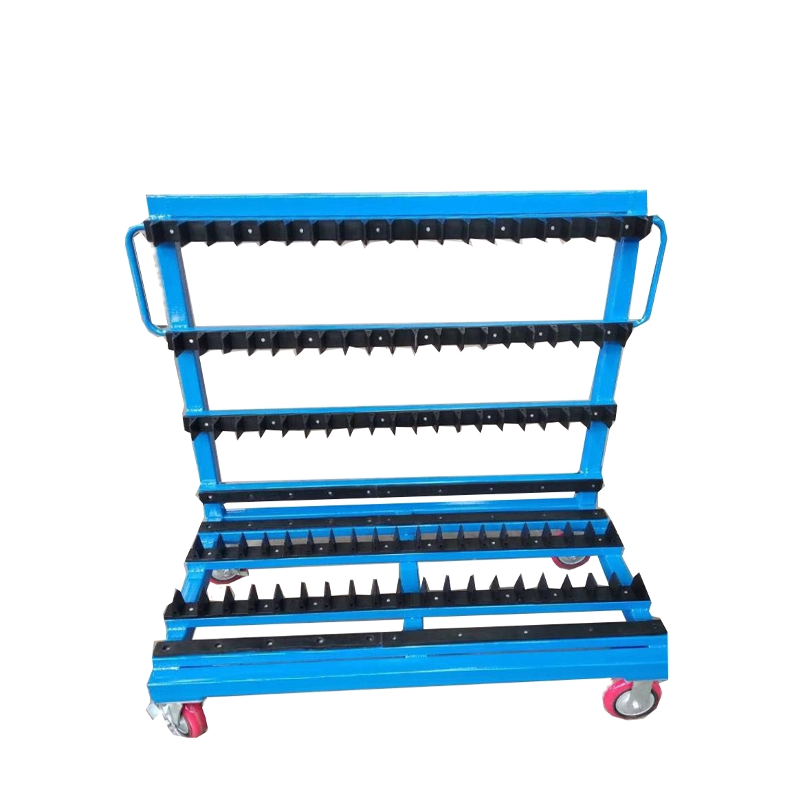 Shark Tooth Glass Trolley