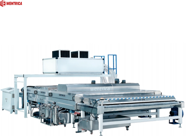 High-Efficiency Horizontal Glass Washing Machine