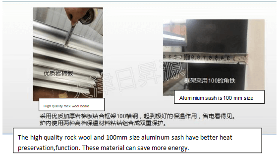 Top-mounted strong convection device of Glass Laminating Furnace