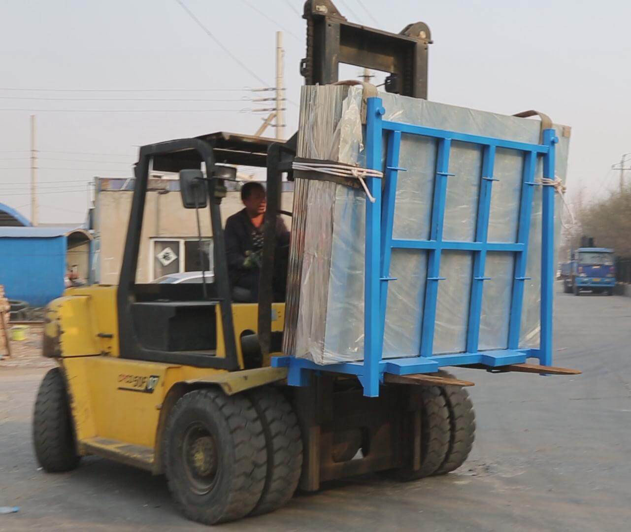 L Buck Glass Rack (Compatible with Forklifts)