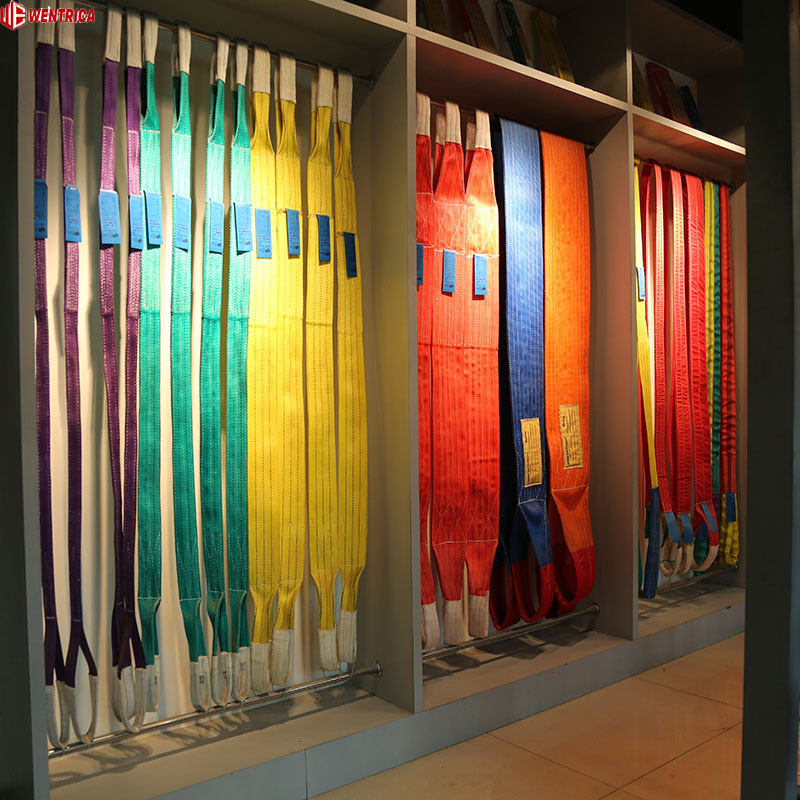 Nylon Glass Lifting Sling with Anti-Cutting Layer And Steel Base for Loading Or Unloading Glass