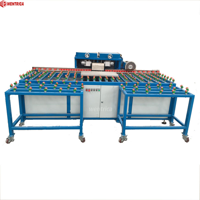 Automatic Dual Head Horizontal Glass Edging Grinding Machine with Adjustable Speed (X-02)