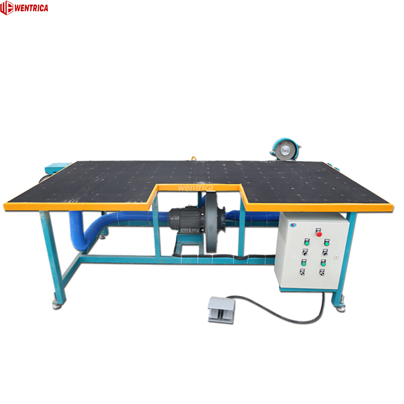 Dual-Track Air Flotation Glass Film Removal Machine for Low-E Edge Deletion with Adjustable Width System