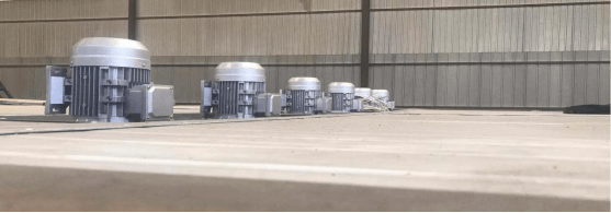 Top-mounted strong convection device of Glass Laminating Furnace