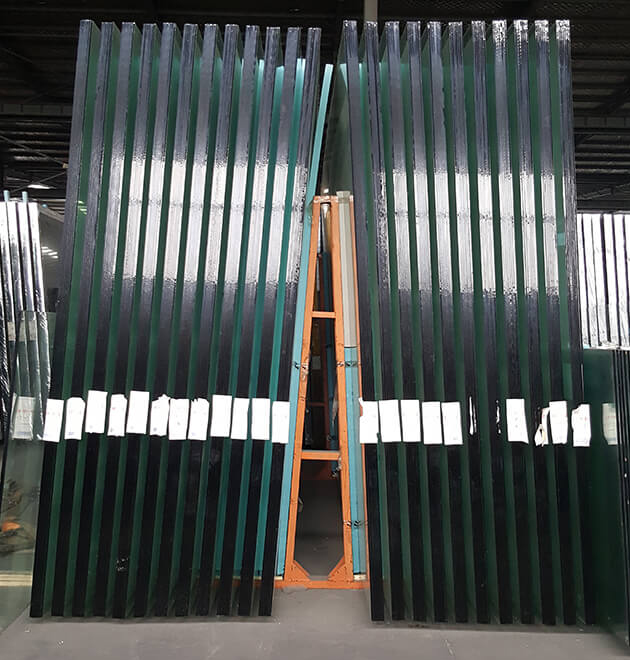 Steel A Frame Glass Rack Application - Glass Storage