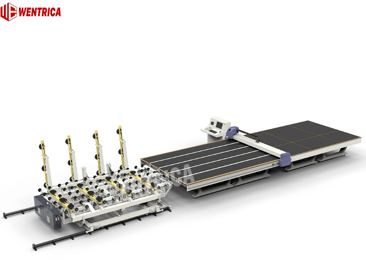 WE-4228 CNC Full Automatic High Speed Glass Cutting Machine