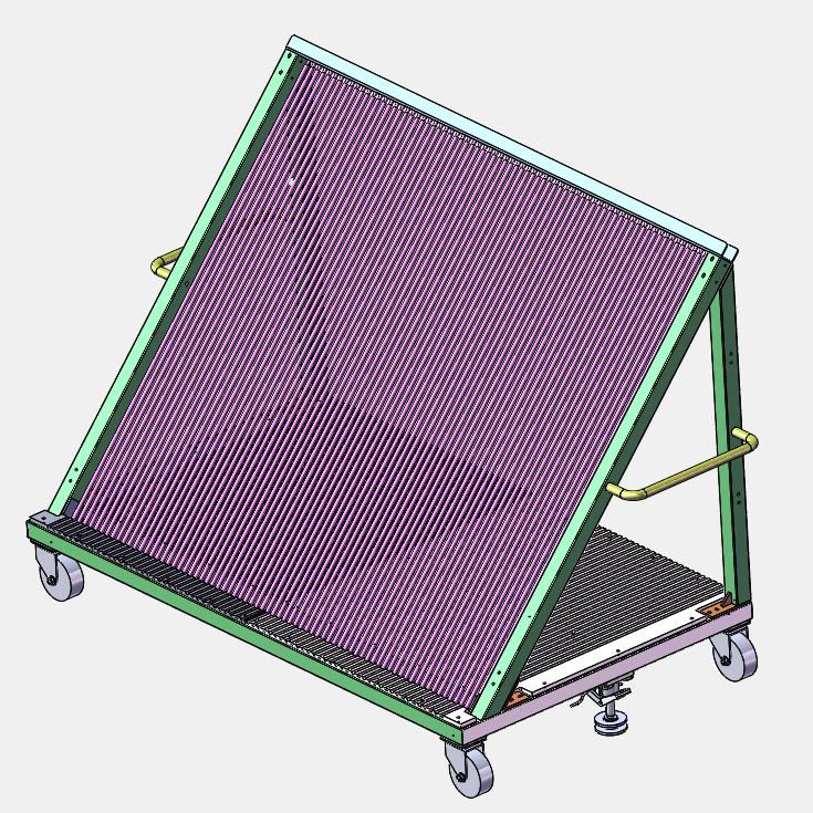 Customizable Harp Rack-Tailored Vertical Storage Solutions for Monolithic & IG Glass Units