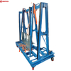 Detachable A-frame Glass Rack with Protective Rubber for Safe Transportation And Storage of Glass Panels