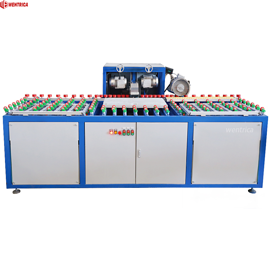 Automatic Dual Head Horizontal Glass Edging Grinding Machine with Adjustable Speed (X-02)