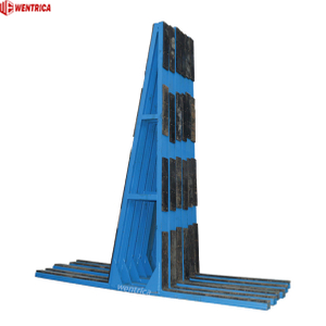 Heavy Duty Steel A Frame Glass Rack with Rubber Pads for Safe Storage 