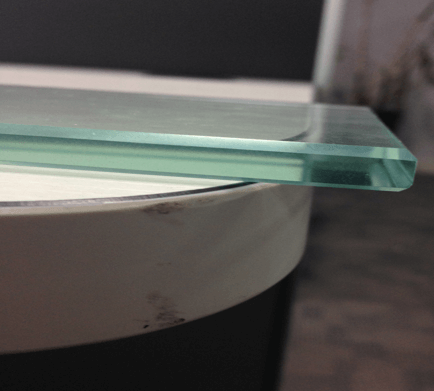 The processing effect of the Straight Line Glass Edging Machine