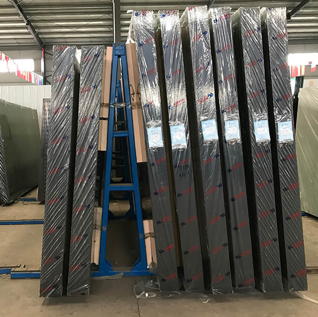 Steel A Frame Glass Rack Application - Glass Storage